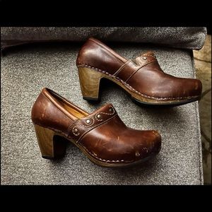 Dansko platform pumps.